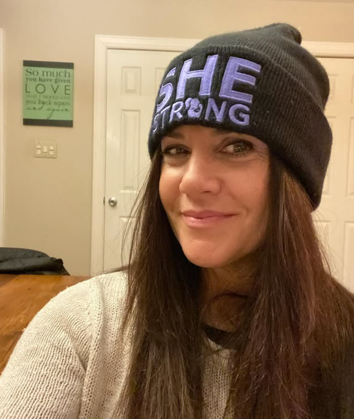 SHE STRONG Cuffed Beanie – Winter Wear by All About She