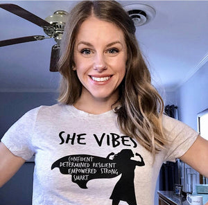 All About She Female Empowerment Tees