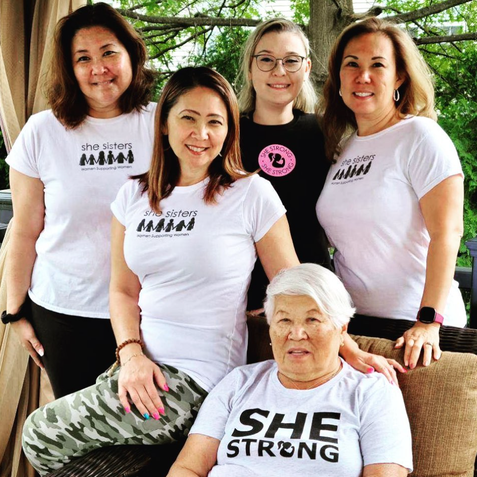 SHE STRONG 2 Heather White Tee – All About She Motivational Tee