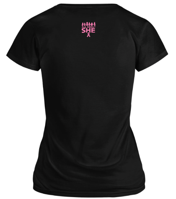 SHE STRONG Breast Cancer Tee – Support Tee by All About She