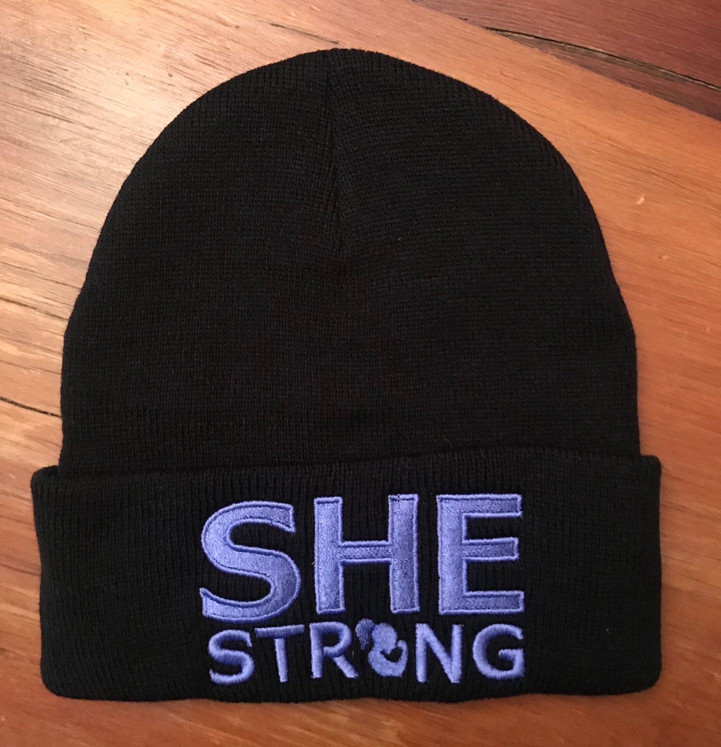 SHE STRONG Cuffed Beanie – Winter Wear by All About She