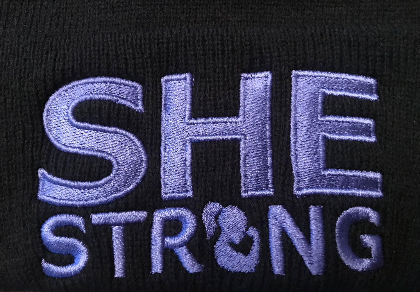 SHE STRONG Cuffed Beanie – Winter Wear by All About She