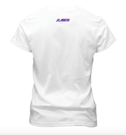 SHE POWER White Tee – Self-Love Tee by All About She